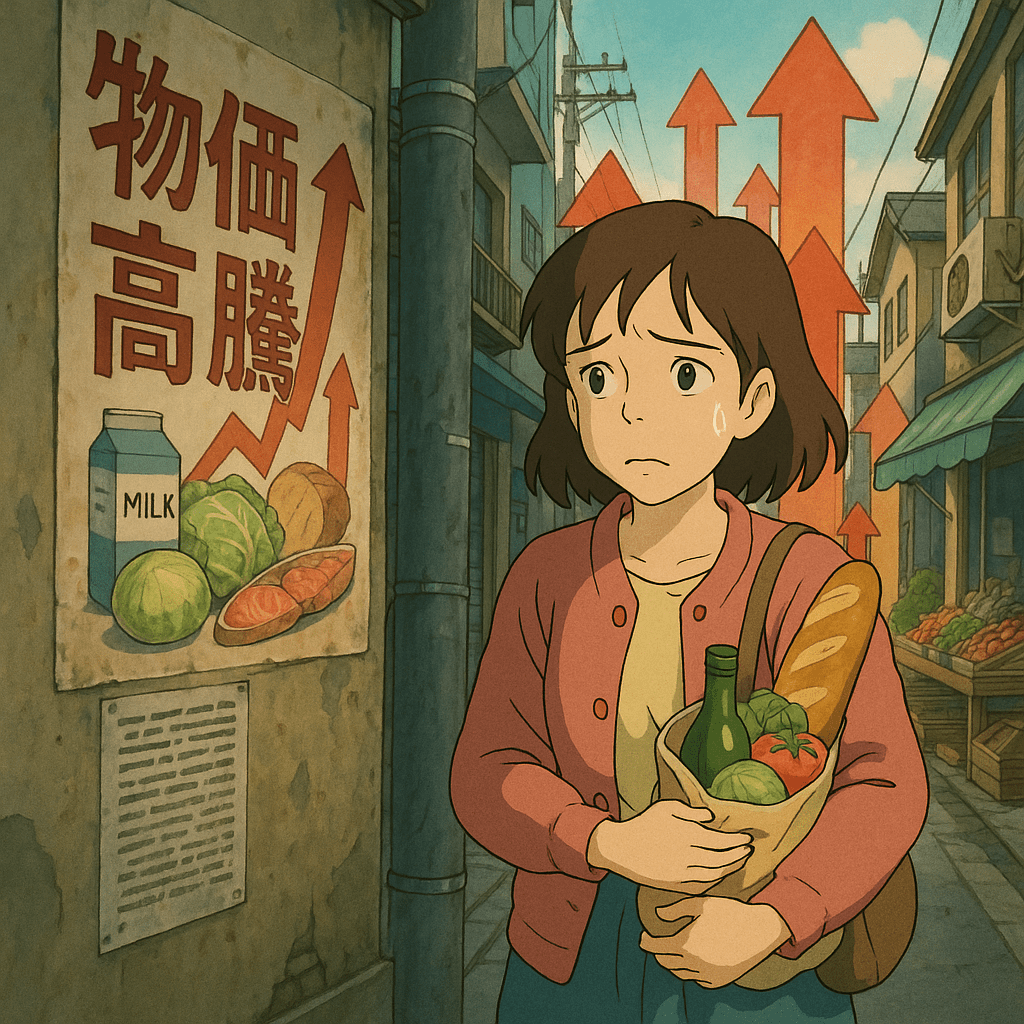 日本の生活費の高騰