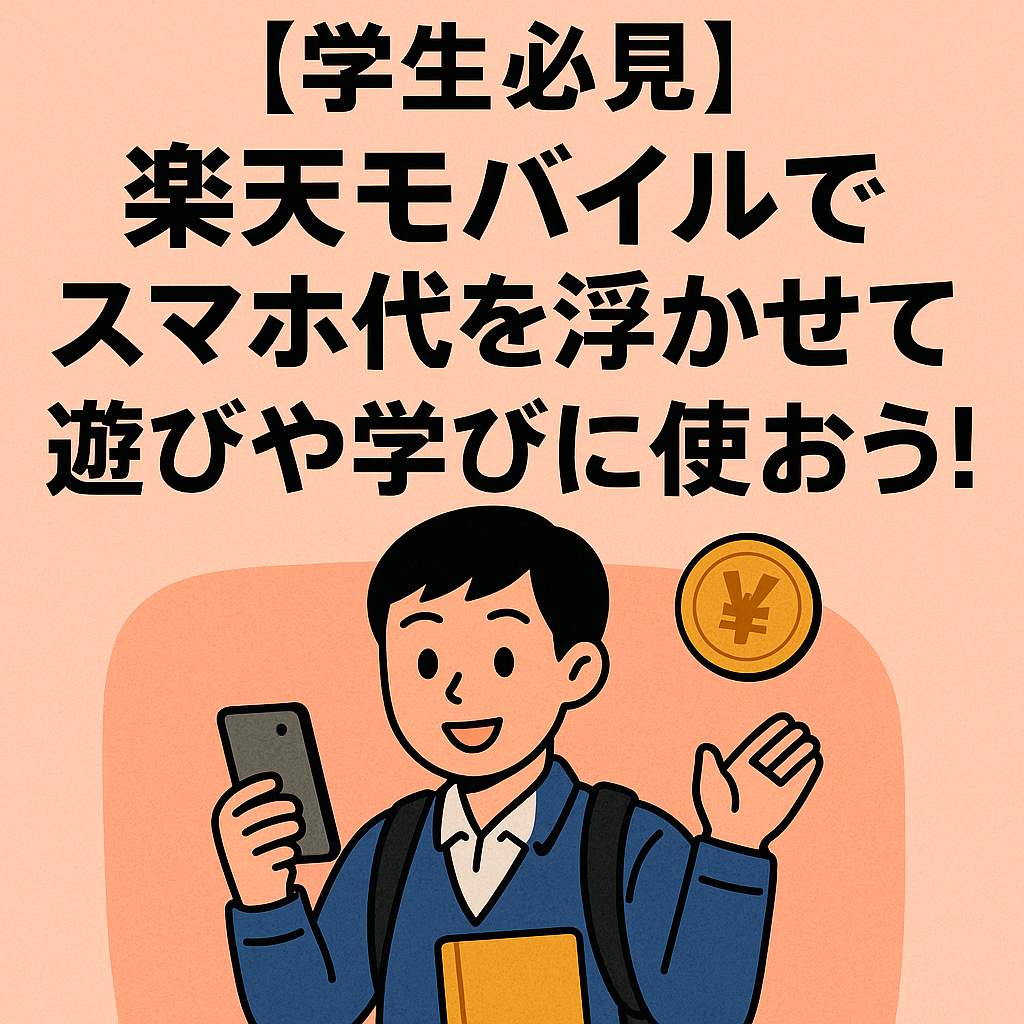 楽天モバイルが学生に良い理由