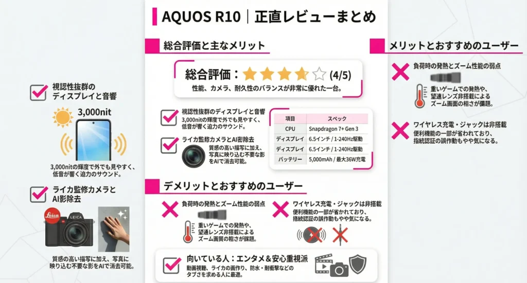 AQUOS R10 Honest Reviews
