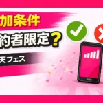 Participation Requirements for the Super Rakuten Festival