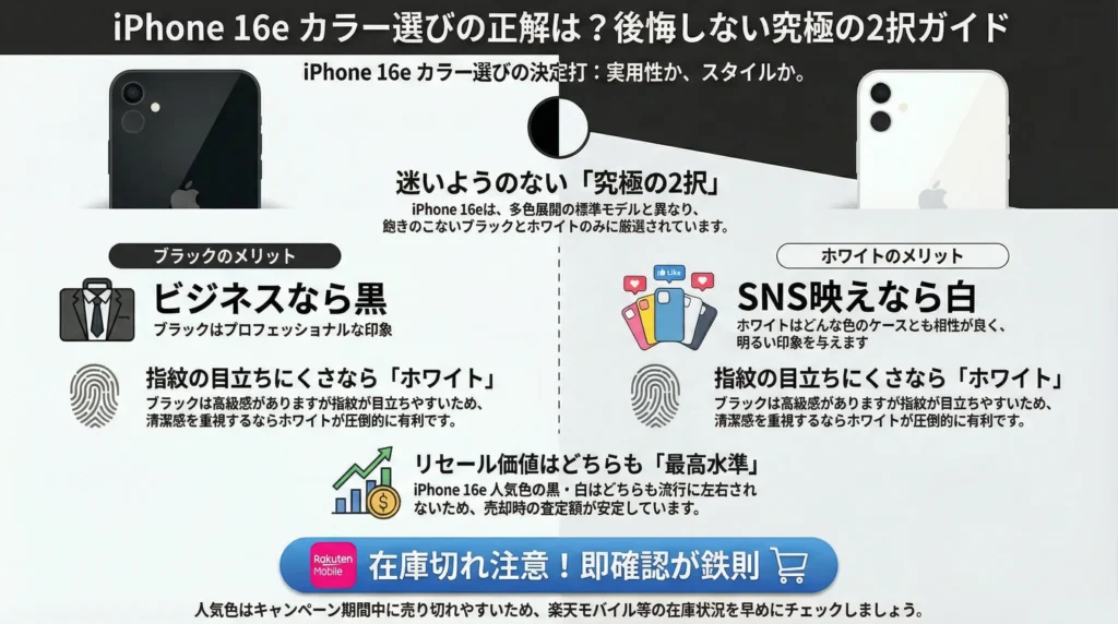 iPhone 16e colors