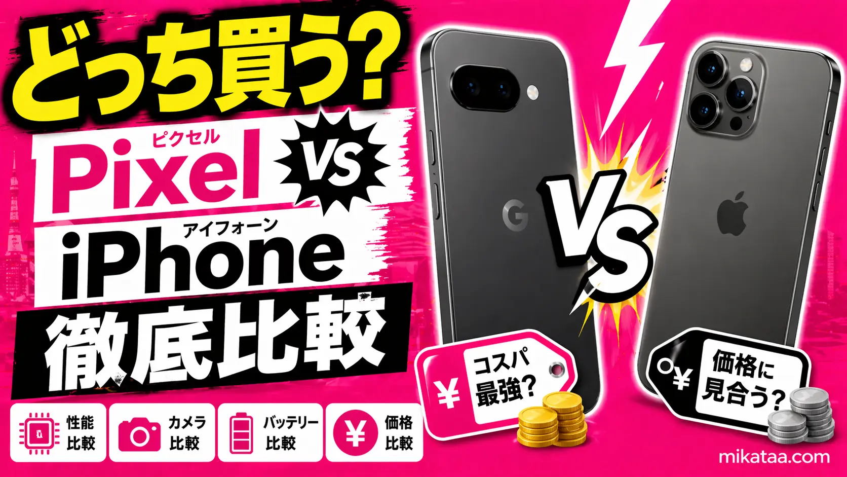 Pixel 10a vs iPhone 17 vs iPhone 15